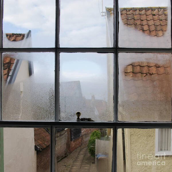 Window Art Print featuring the photograph A Wee Bit Chilly by Ann Horn