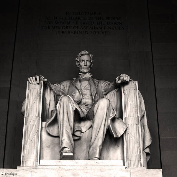 Abraham Lincoln Art Print featuring the photograph Abraham Lincoln 1 by Joseph Hedaya