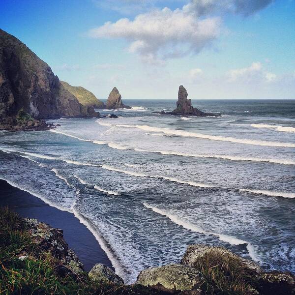 Tranquil Scene Art Print featuring the photograph Anawhata by Photo By Stas Kulesh