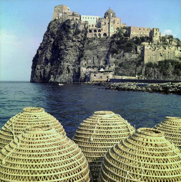 Travel Art Print featuring the photograph Aragonese Castle On Ischia by Horst P. Horst