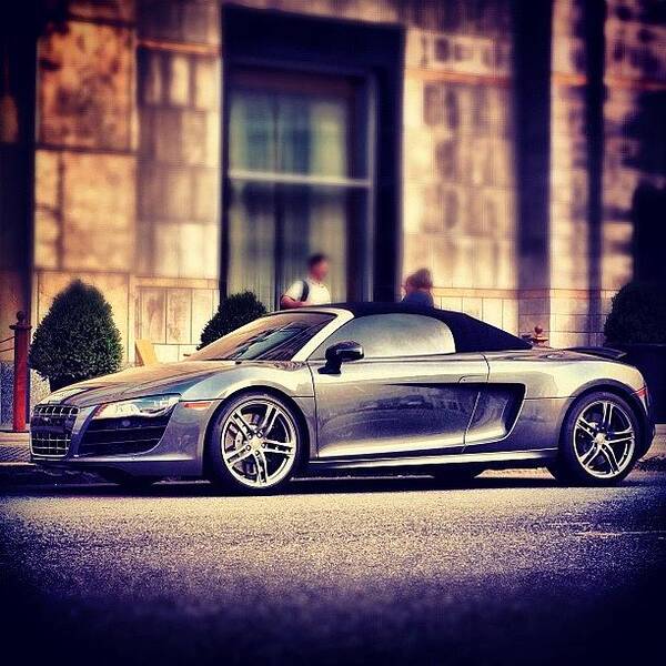 Audi R8 Convertible Art Print featuring the photograph Audi R8 Convertible by Klm Studioline