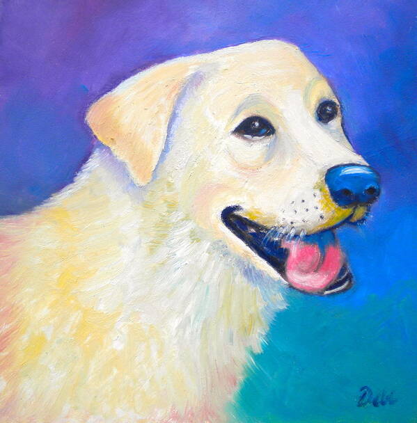 Barkley Art Print featuring the painting Barkley by Debi Starr