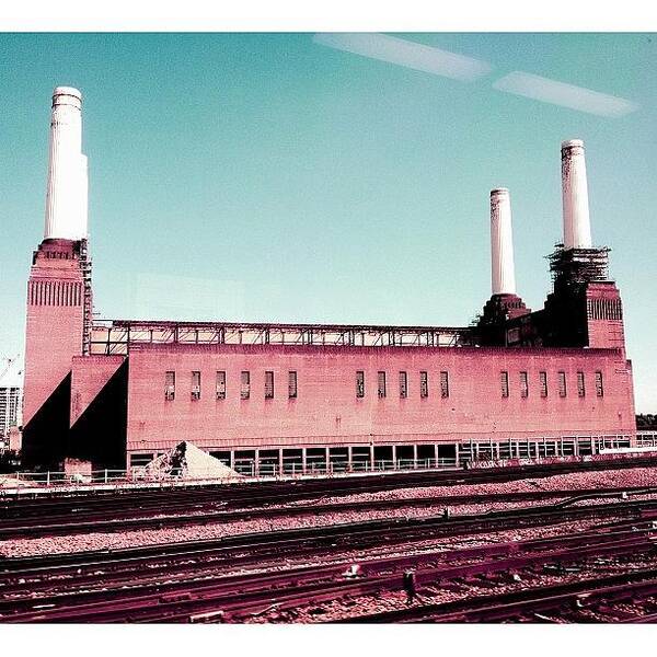  Art Print featuring the photograph Battersea Power Station by Laura Btez