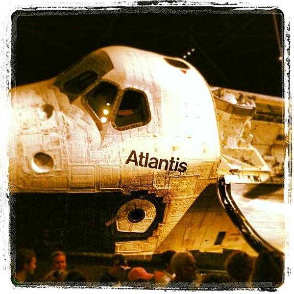 Nasa Art Print featuring the photograph Brand New Atlantis Exhibit At Kennedy by Dwight Darling