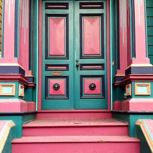 Ic_doors Art Print featuring the photograph City House by Julie Gebhardt