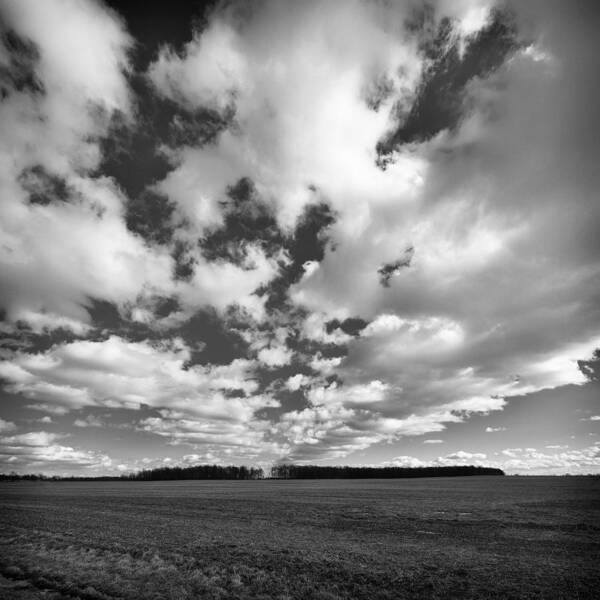 Clouds Art Print featuring the photograph Clouds in the heartland by Dick Wood