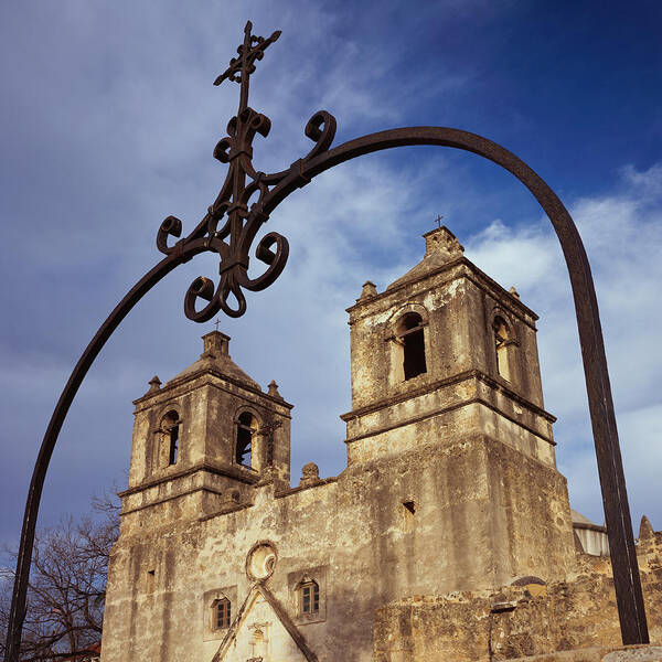 Mission Concepcion Art Print featuring the photograph Concepcion Well by Tom Daniel