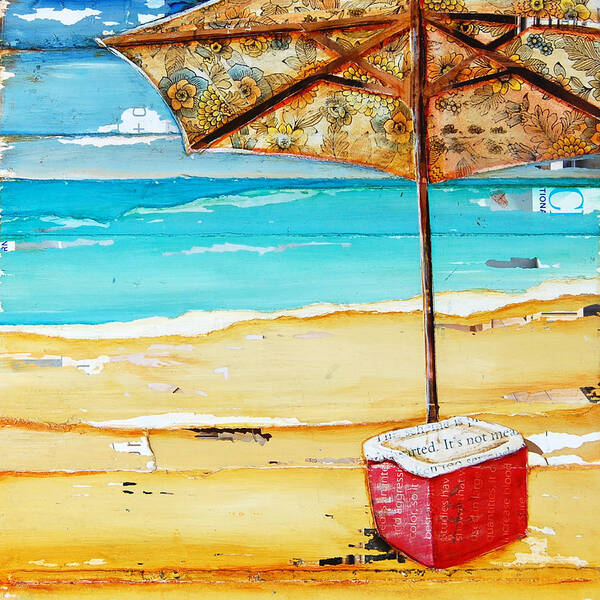Cooler Art Print featuring the painting Cool Off by Danny Phillips