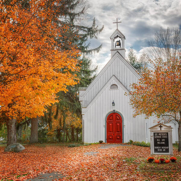 Church Art Print featuring the photograph Country Church by Bill Wakeley