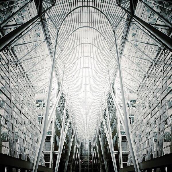 Toronto Art Print featuring the photograph Crystal Cathedral Of Commerce by Natasha Marco