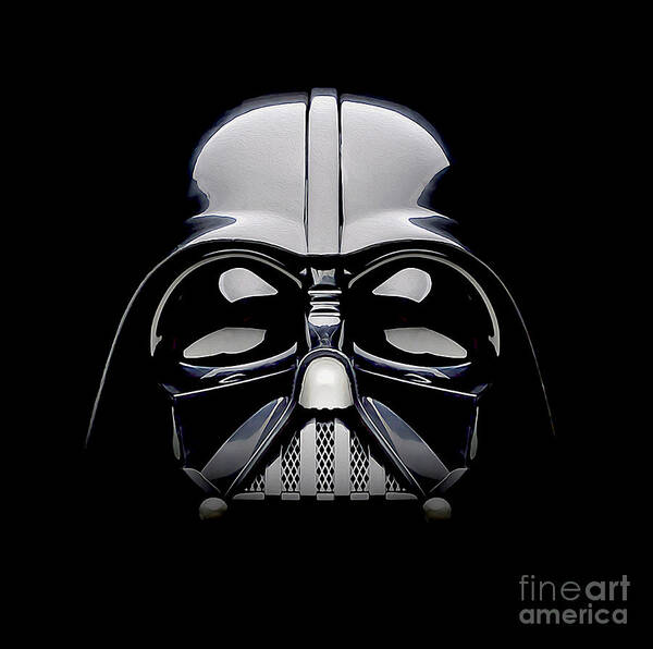 Darth Vader Helmet Art Print featuring the photograph Darth Vader Helmet by Jon Neidert