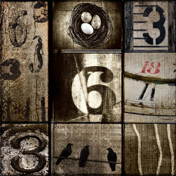 Three Art Print featuring the Divisible By Three by Carol Leigh