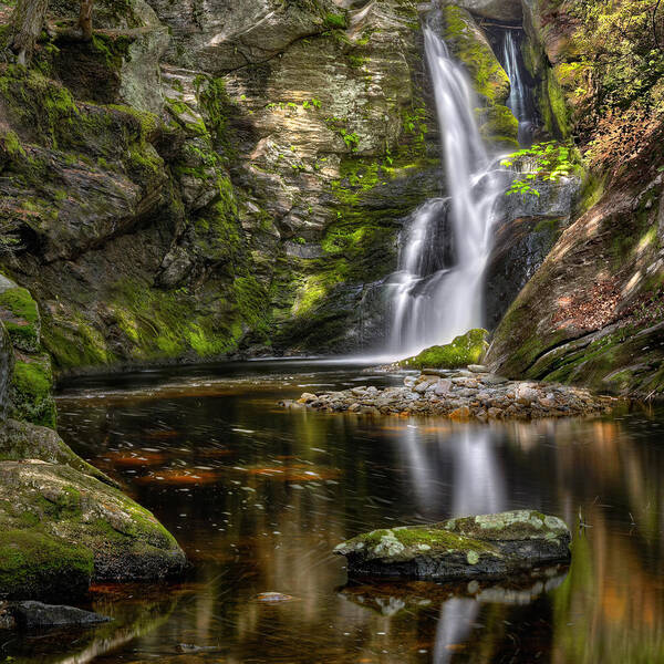 Waterfalls Art Print featuring the photograph Enders Falls by Bill Wakeley