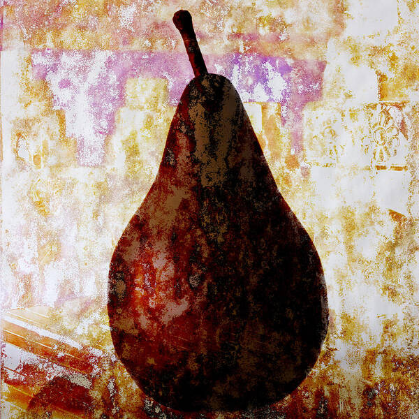Pear Art Print featuring the photograph Exotic Pear by Carol Leigh