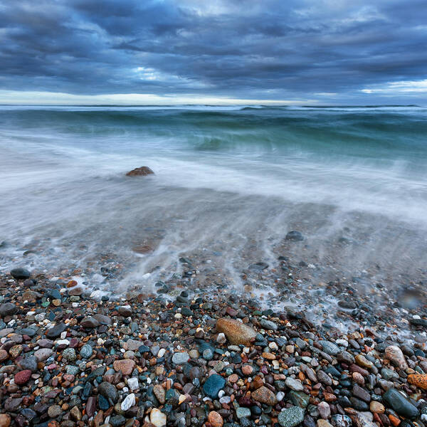 Atlantic Art Print featuring the photograph Eye Of The Storm Square by Bill Wakeley