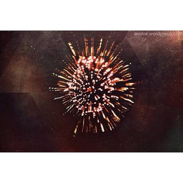 Lexiiikw Art Print featuring the photograph #fireworks From The #vulcan by Lexi K