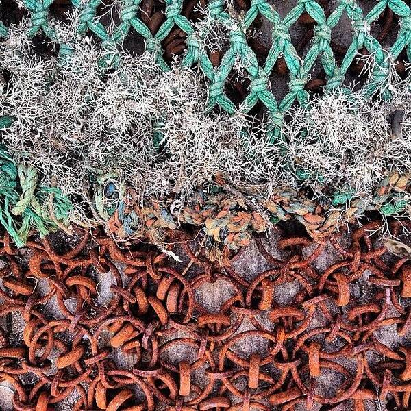 Nicsquirrell Art Print featuring the photograph Fishing Nets #net #nicsquirrell by Nic Squirrell