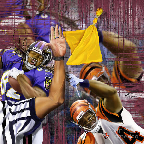 Nfl Art Print featuring the painting Football - Now Thats The Stuff by Reggie Duffie