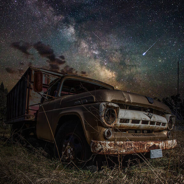Milkyway Art Print featuring the photograph Ford by Aaron J Groen