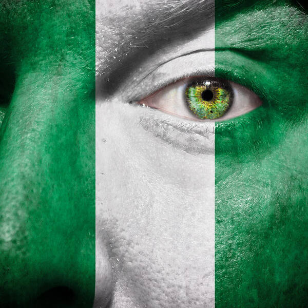 2014 Art Print featuring the photograph Go Nigeria by Semmick Photo