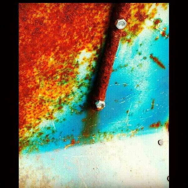  Art Print featuring the photograph Got Dem Rusty Blues by Katrise Fraund