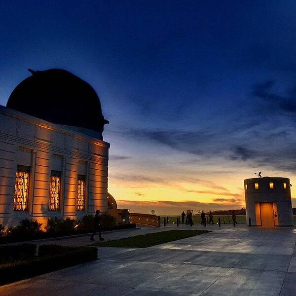  Art Print featuring the photograph Griffith Observatory by Brian Kalata