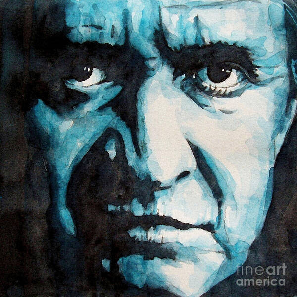 Johnny Cash Art Print featuring the painting Hurt by Paul Lovering