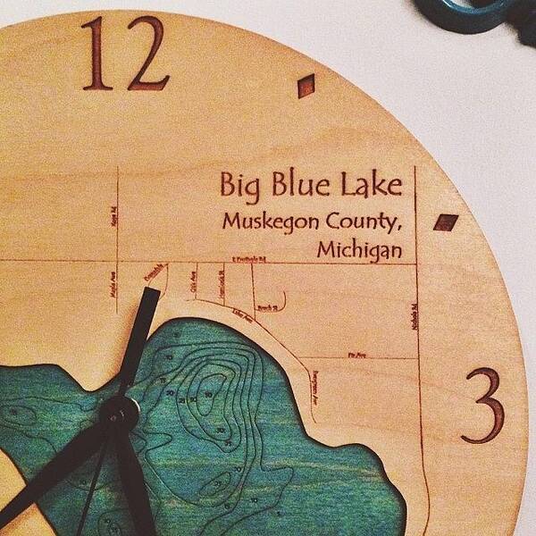 Fmsphotoaday Art Print featuring the photograph I Miss Visiting This Lake: Big Blue by Beth Cole