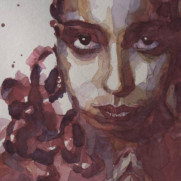 Josephine Baker Art Print featuring the painting I'd Be Smiling If I Wasn't So Desperate by Paul Lovering