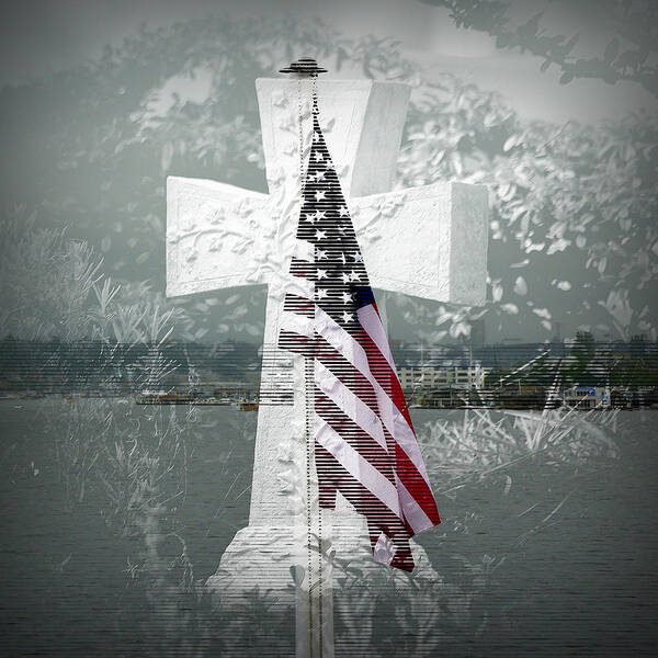 911 Art Print featuring the photograph In Memory of Those Who Died on 9-1-1 by Lori Seaman