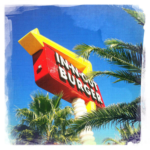 In-n-out Burger Art Print featuring the photograph In-N-Out Burger by Nina Prommer