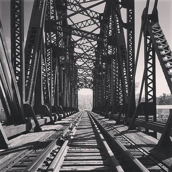 Bridge Art Print featuring the photograph Industrial Age #industrial by Daniel Piraino