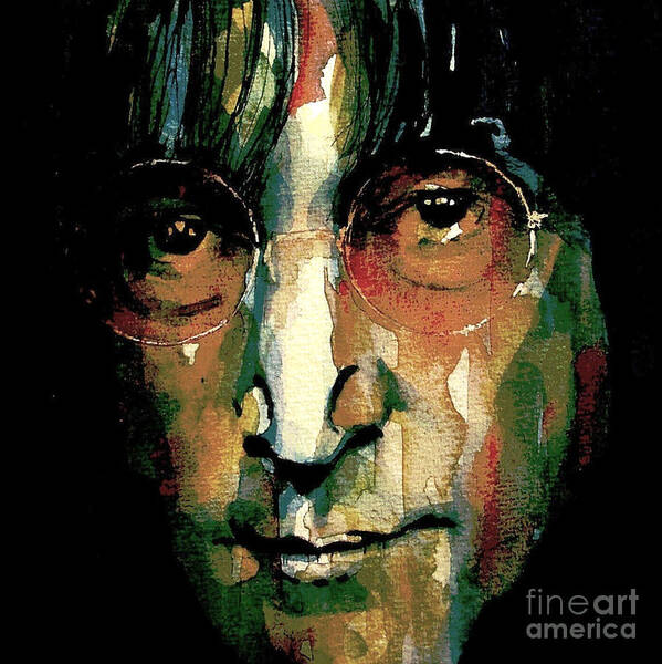 John Lennon Art Print featuring the painting Instant Karma by Paul Lovering