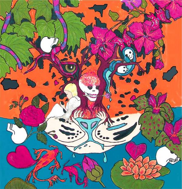 Fantasy Art Print featuring the digital art Jungle Fever 5 by Stephanie Grant