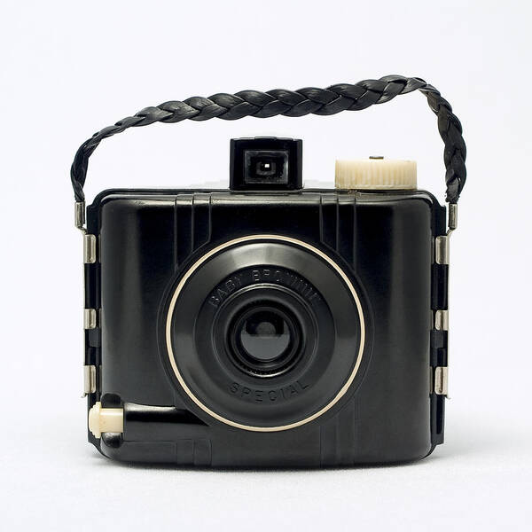 Kodak Art Print featuring the photograph Kodak Baby Brownie by Elena Bouvier