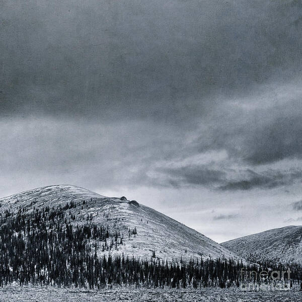 Mountain Art Print featuring the photograph Land Shapes 10 by Priska Wettstein
