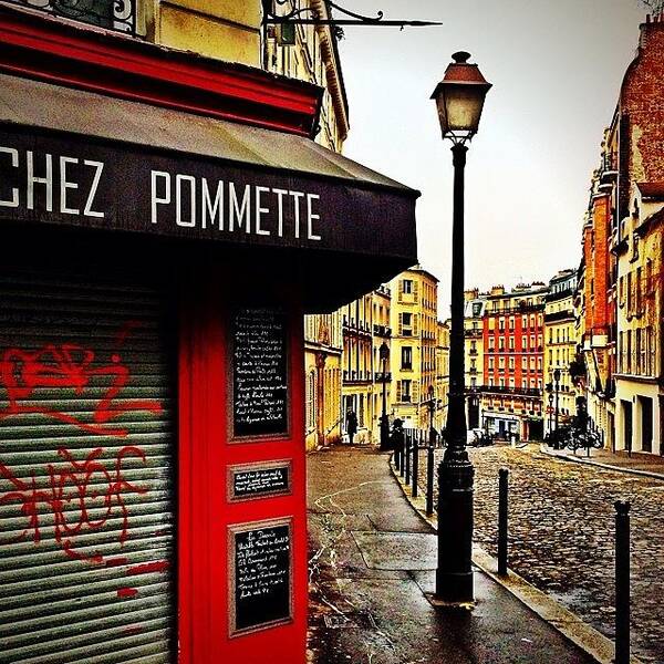 Emptiness Art Print featuring the photograph #lantern #montmartre #paris #france by Max Lolinberg