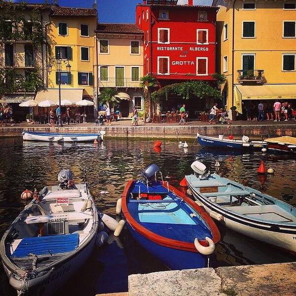 Italy Art Print featuring the photograph Lazise by Faye Sanna