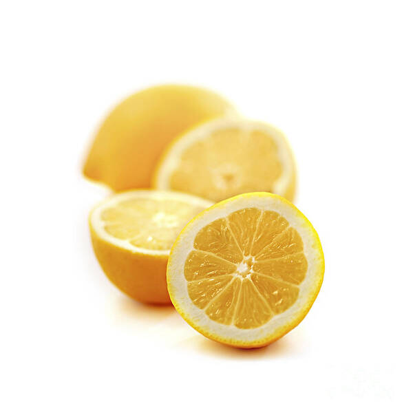 Lemon Art Print featuring the photograph Lemons by Elena Elisseeva