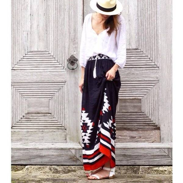 Liketkit Art Print featuring the photograph Maxi Skirts, Tassel Shirts And Anything by Sarah Tucker