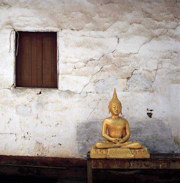 Solitude Art Print featuring the photograph Meditation In Laos by Shaun Higson