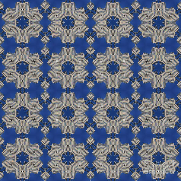 Moroccan Tile Art Print featuring the photograph Modern Buidlings Into Moroccan Tile 1 by Beverly Claire Kaiya