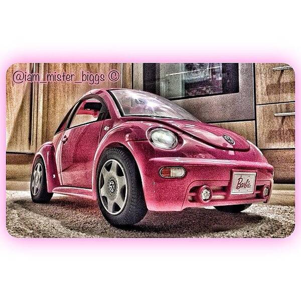 Hdrstyles_gf Art Print featuring the photograph My Little Niece's Barbie Toy Car by Ben Armstrong