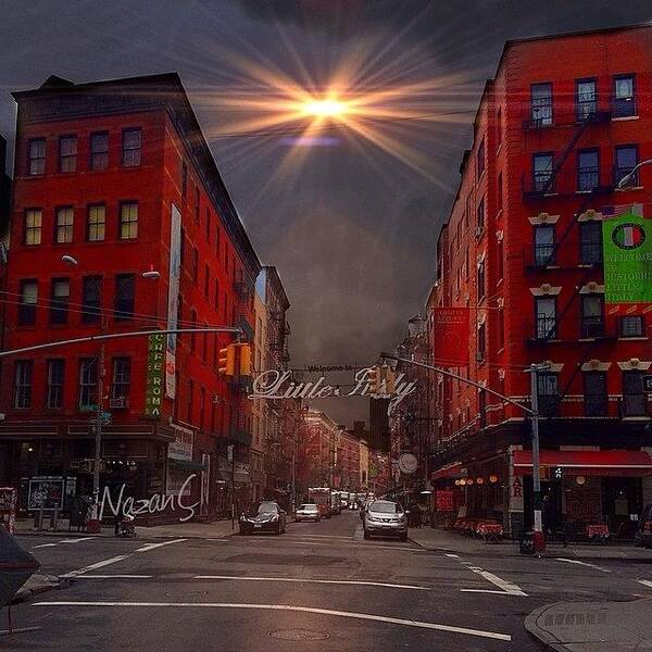  Art Print featuring the photograph My Version Of Little Italy 🚶 by Nazan C
