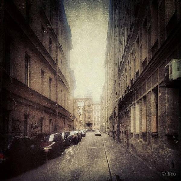 Art Art Print featuring the photograph Narrow Street #fro #art #russia #street by Alexander Fro