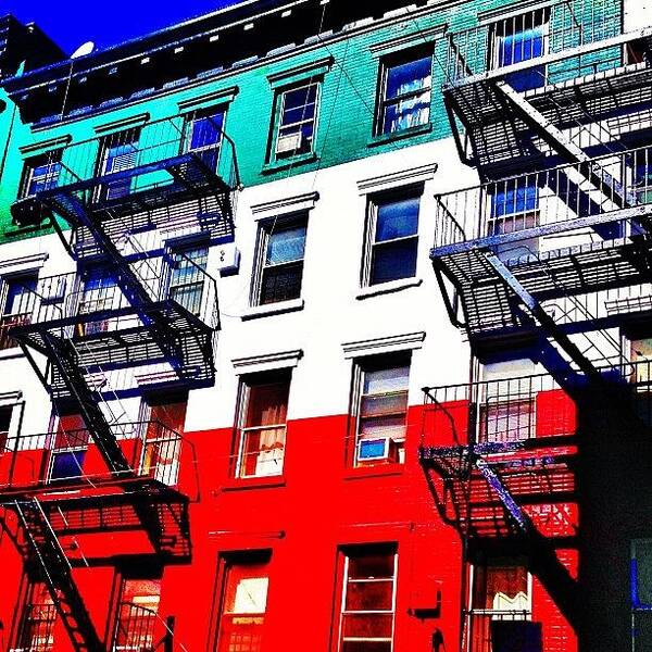 Housetripping Art Print featuring the photograph New York City's Vibrant Little Italy by Dave And Deb