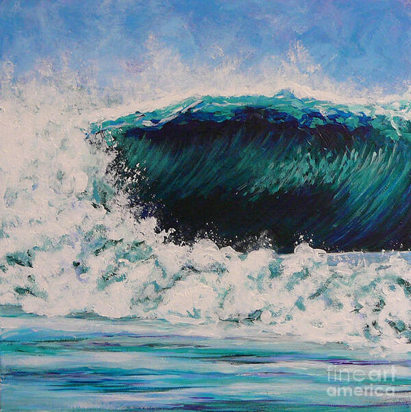 North Shore Art Print featuring the painting North Shore by Gayle Utter