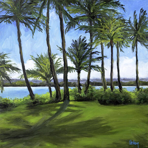 Maui Art Print featuring the painting Northshore Shadows by Stacy Vosberg