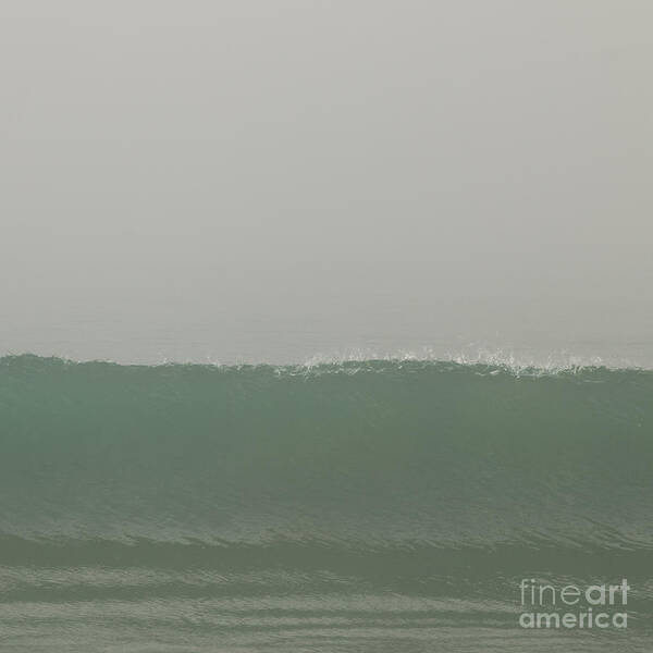 Water Art Print featuring the photograph One Wave by Ana V Ramirez