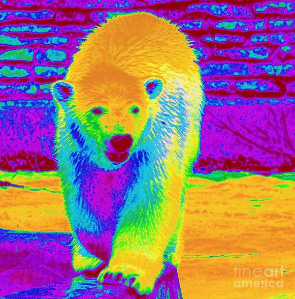 Animal Art Print featuring the photograph Painted Bear Cub by Kathleen Struckle